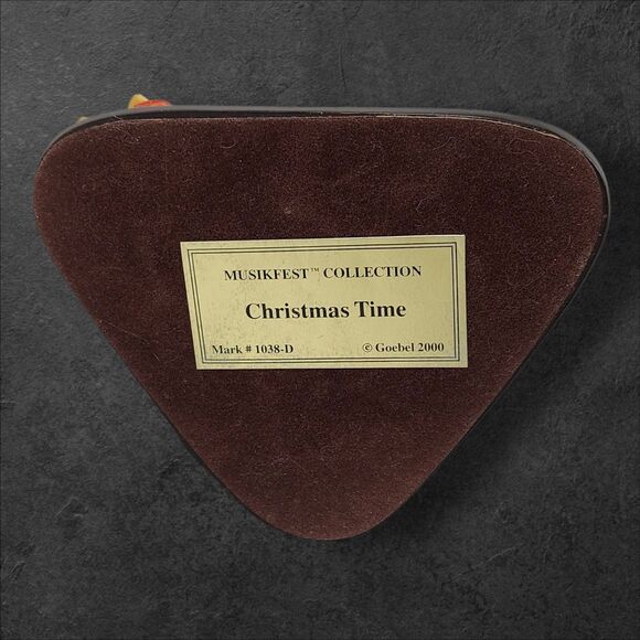 Goebel Hummel HUM 2106 Christmas Time Musikfest Music Box Plays Joy to the World - Picture 12 of 14